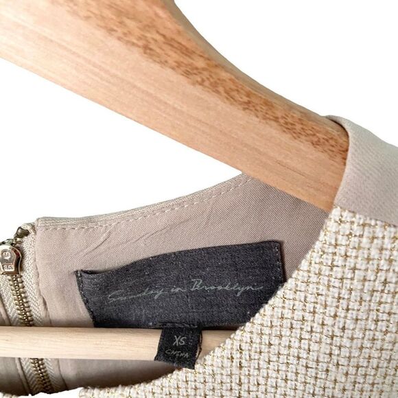 Anthropologie Sunday in Brooklyn Metallic Fringe Tank Top Blouse Size XS - Picture 8 of 11